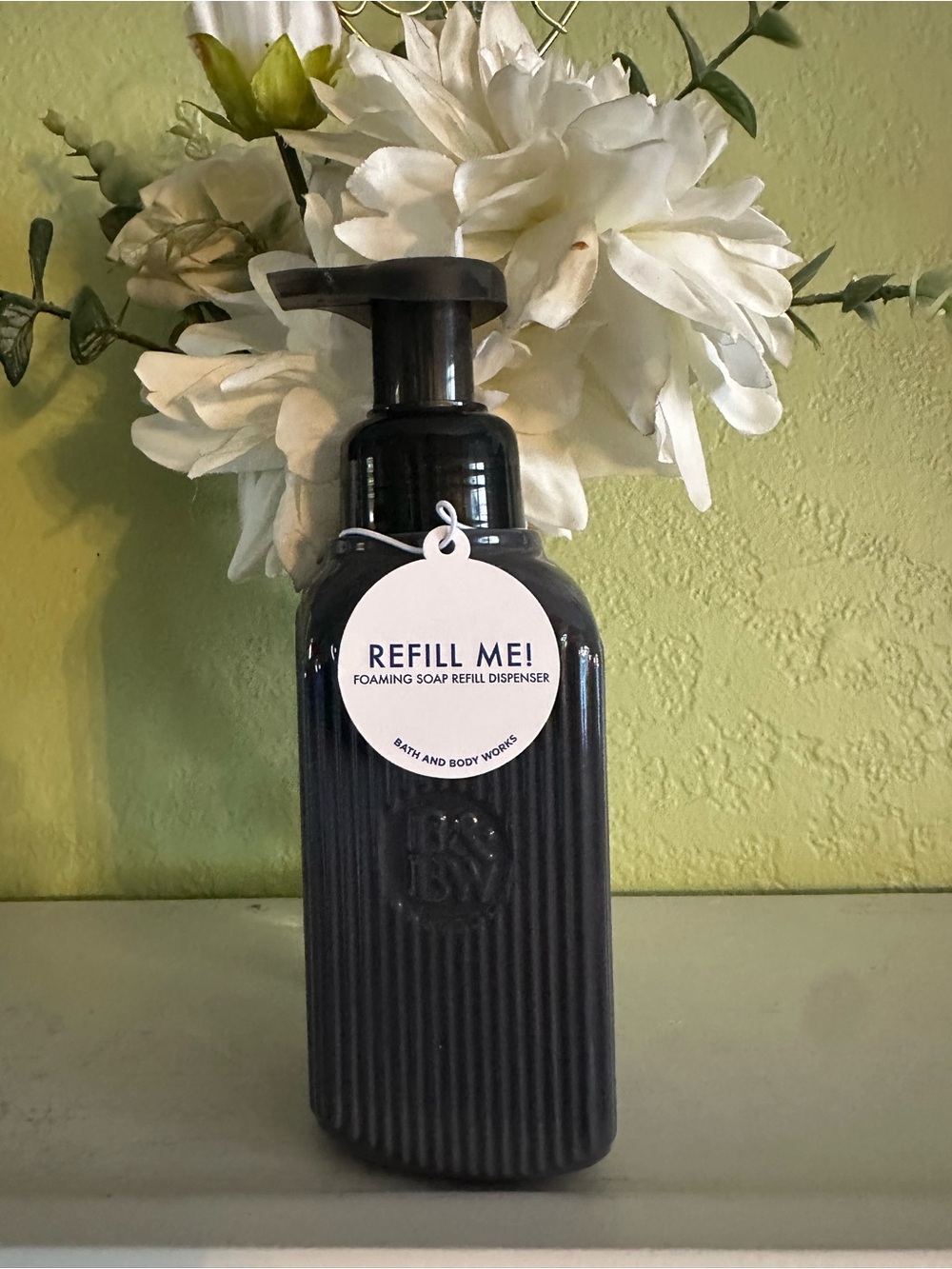 Bath & Body Works Dark Grey Foaming Soap Dispenser